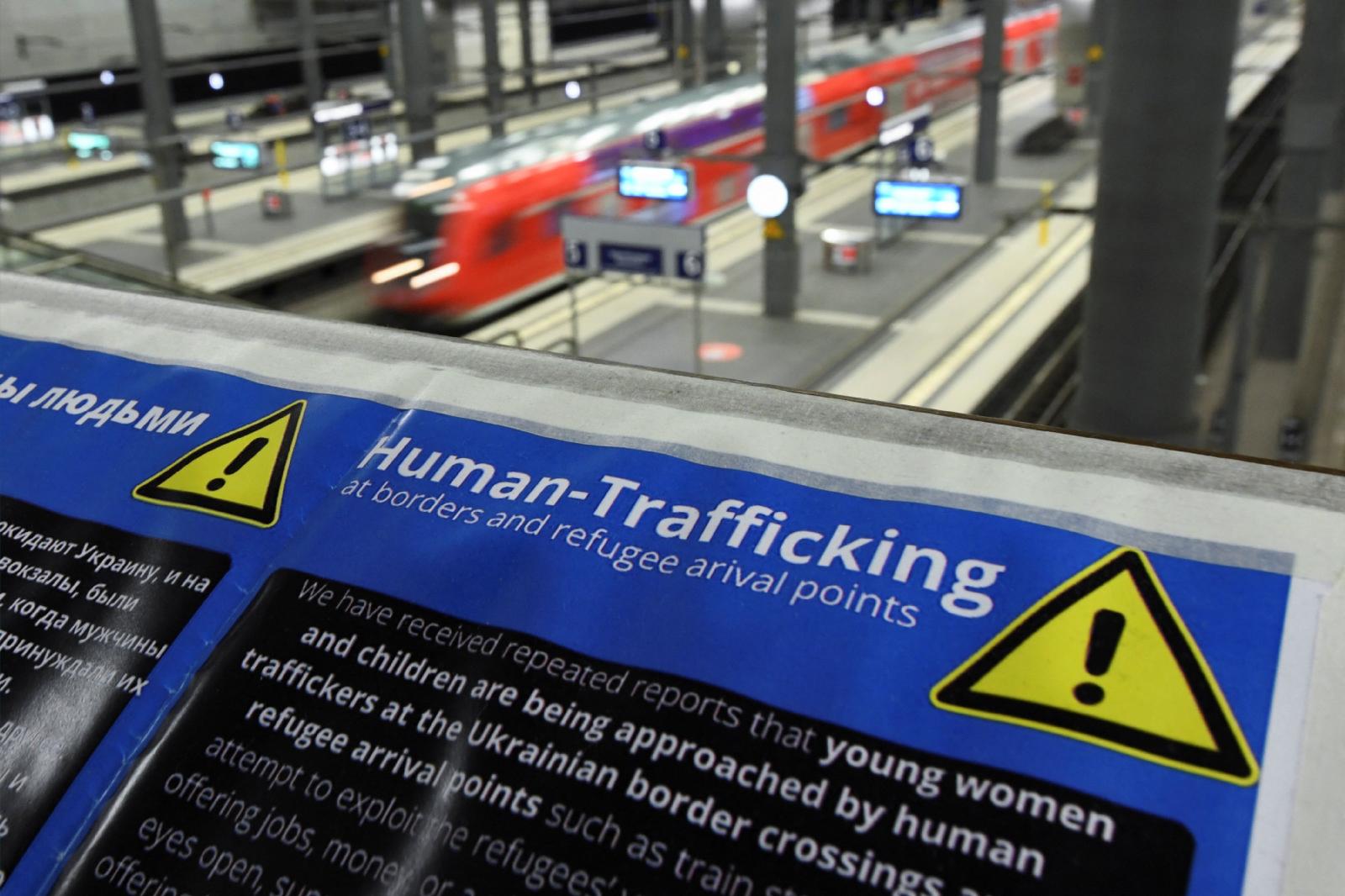 At train stations and borders, Ukrainians face human trafficking threat